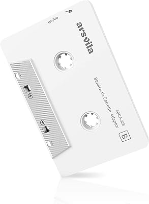 Récepteur de cassette audio de voiture bluetooth sans fil arsvita, lecteur de bande