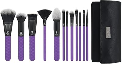 Ensemble de pinceaux de maquillage complet moda pro 13 pièces avec sac