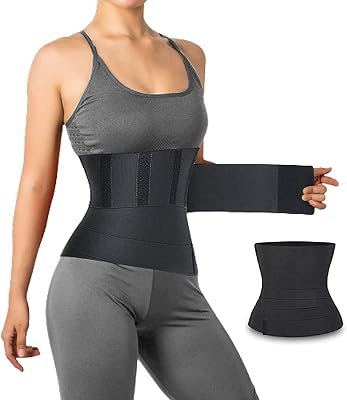 Ceinture d'entraînement pour femme de soutien lombaire réglable enveloppante de transpiration
