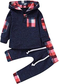 Ensemble de vêtements pour bébé garçon composé d'un sweat-shirt à capuche à manches
