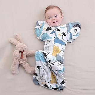 Lange d'emmaillotage pour nouveau-né 100 % mousseline de coton sac de couchage