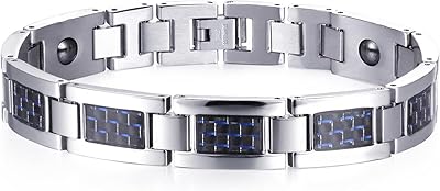 Bracelet halamo pour homme, bracelet énergétique avec pierre de germanium pur pour se