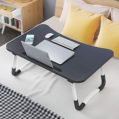 Grande table pliable pour ordinateur portable, pour le service de petit-déjeuner, table