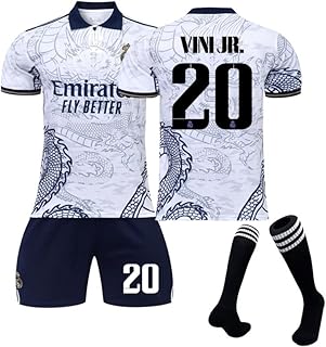 Ensemble de maillot de football forka real madrid pour enfants n°20 dragon year
