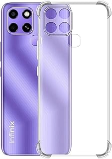 Wtech coque de protection en tpu souple de haute qualité pour infinix smart 6 4g, anti-éclats, anti-explosion, anti-rayures, chute-choc, fine - transparent. Diaytar : Votre destination shopping préférée au Sénégal