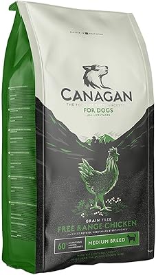 Nourriture sèche pour chiens au poulet fermier kanagan 12 kg