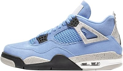 Jordan hommes air 4 retro ct8527 400 bleu université - argent