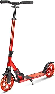 Trottinette pliante spartan extreme 180 mm - chrome rouge, sp-7045