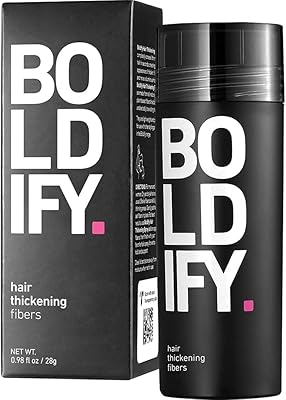 Fibres capillaires boldify pour cheveux fins - formule 100 % naturelle et indétectable