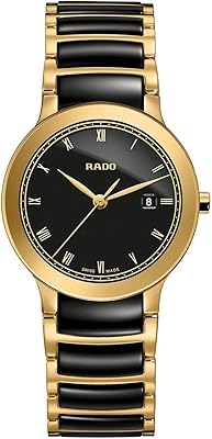 Montre pour femme centrix 28 mm, bracelet en acier bicolore, boîtier plaqué or