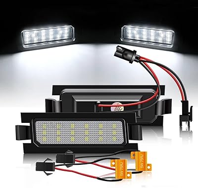 Éclairage de plaque d'immatriculation led blanc molyaki pour hyundai i30 accent elantra gt
