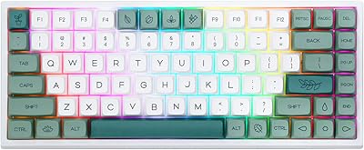 Clavier de jeu mécanique filaire ibooker ip84 pro 75 % rvb échangeable à