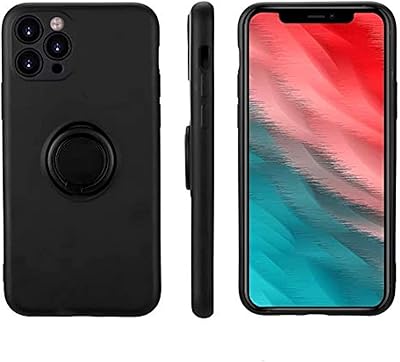 Coque mobile pour iphone 11 pro avec anneau de support rotatif à 360