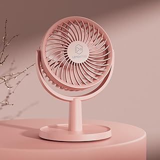 Mini ventilateur de bureau usb portable réglable à 4 vitesses à 310 degrés