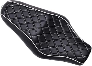 Coussin en cuir noir pour conducteur avant et passager arrière pour harley davidson