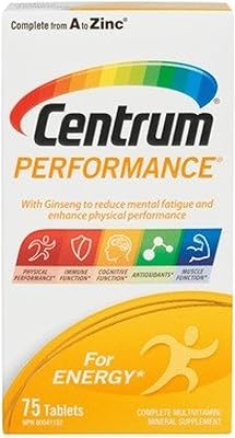 Multivitamines centrum performance 75 comprimés