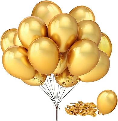 Ballons en latex métallisé de 12 pouces, paquet de 40, ballons rouges