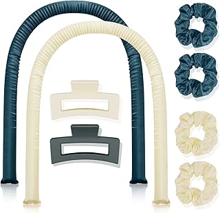 Bandeau sans chaleur tik tok pintur pour femme, bandeau ondulé sans chaleur avec pinces à cheveux. Diaytar : Faites des achats intelligents en quelques clics