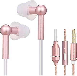 Écouteurs anti-rayonnement docullar air tube écouteurs stéréo filaires sans emf avec microphone