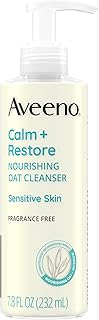 Nettoyant nourrissant à l'avoine aveeno calm and restore 78 fl.