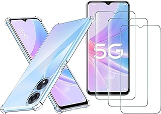 Protection d'écran de kotoli pour téléphone portable oppo a78/a58, réseau 5g, en verre