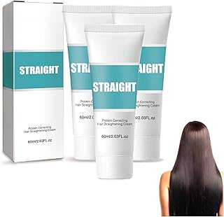 Lisseur à cheveux janenisa crème lissante avec traitement la kératine silk