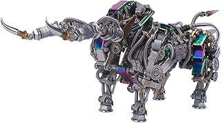 Puzzle en métal 3d pour enfants et adultes en acier inoxydable taureau