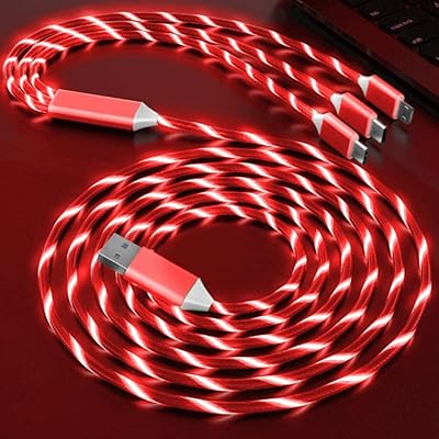 Câble de chargement multi-chargeur usb universel 3 en 1 compatible avec connecteur led