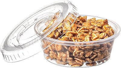 Gobelets en plastique jetables en cristal avec couvercles - lot de 100, transparents