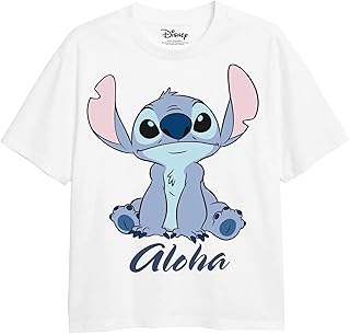 T-shirt cotton soul disney lilo et stitch aloha pour filles