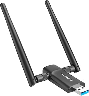Adaptateur wifi usb sans fil pour pc - antenne 802.11ac 1200mbps 5dbi double