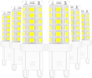Ampoules led dji g9 5w, 450 lumens équivalent à 40w, ampoules halogènes à