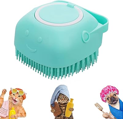 Brosse de bain pour animaux de compagnie arabist, brosse de douche pour chien
