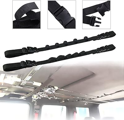 Sangle de support de canne à pêche pour voiture, 2 pièces de 86,6