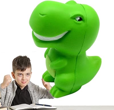 2 pièces fidgets jouets jouets sensoriels dinosaures, squishies jouets spongieux à montée lente