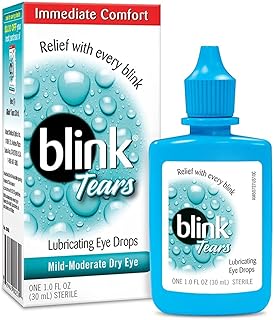 Gouttes oculaires lubrifiantes blink pour sécheresse oculaire modérée 30 ml