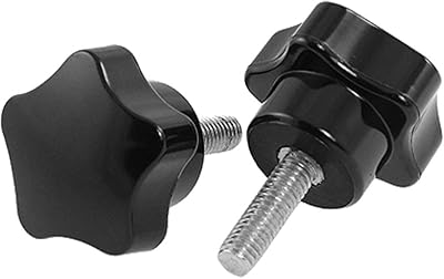2 pièces de rechange pour machine, longueur mâle 6 mm, poignée étoile 40