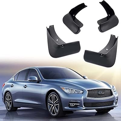 Jeu de garde-boue avant et arrière fpti pour infiniti q50 q50l 2014-2018 pour