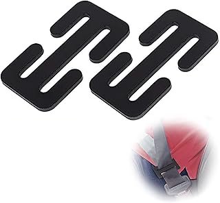 Boucle de réglage de ceinture de sécurité en métal en forme de e