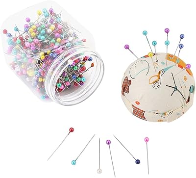 500 pièces épingles rondes scintillantes multicolores épingles à linge dans une bouteille