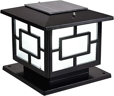 Poteau solaire extérieur en alliage d'aluminium ip65, étanche, anticorrosion, extérieur, led, jardin, villa, patio, lampe décorative à économie d'énergie (noir 25 x 25 x 23,5 cm) – Photo produit Dakar Sénégal – Livraison rapide Poteau solaire extérieur en alliage d'aluminium ip65, étanche, anticorrosion, extérieur, led, jardin, villa, patio, lampe décorative à économie d'énergie (noir 25 x 25 x 23,5 cm). Achetez en toute sérénité sur Diaytar