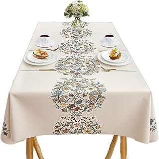 Nappe en vinyle imperméable saien-e, nappe en plastique résistante à l'huile et aux