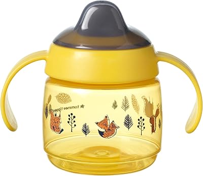 Tommee tippee superstar gobelet de sevrage avec technologie intellivalve, anti-fuite et secousse