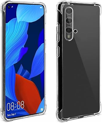 Coque honor 20-huawei nova 5t coque ultra fine transparente de protection légère antichoc
