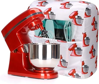Housse pour batteur sur socle kitchenaid avec poches compatible avec kitchen aid