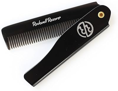Peigne à cheveux pliable rockwell format de poche durable antistatique