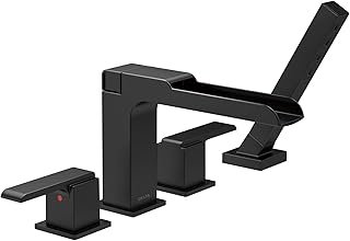 Robinet delta t4768-bl ara avec inverseur, noir mat