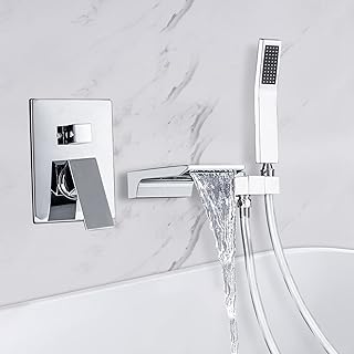 Robinet de baignoire romaine hamuler, robinet de baignoire cascade mural, robinet de baignoire
