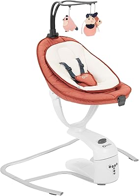 Baby moov chaise à bascule électrique confortable 360 degrés avec mouvement