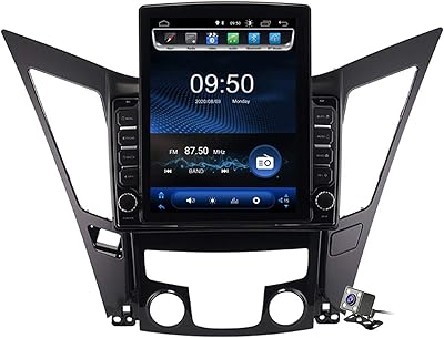 Système android 9.1 radio multimédia à écran vertical de 97 pouces pour hyundai